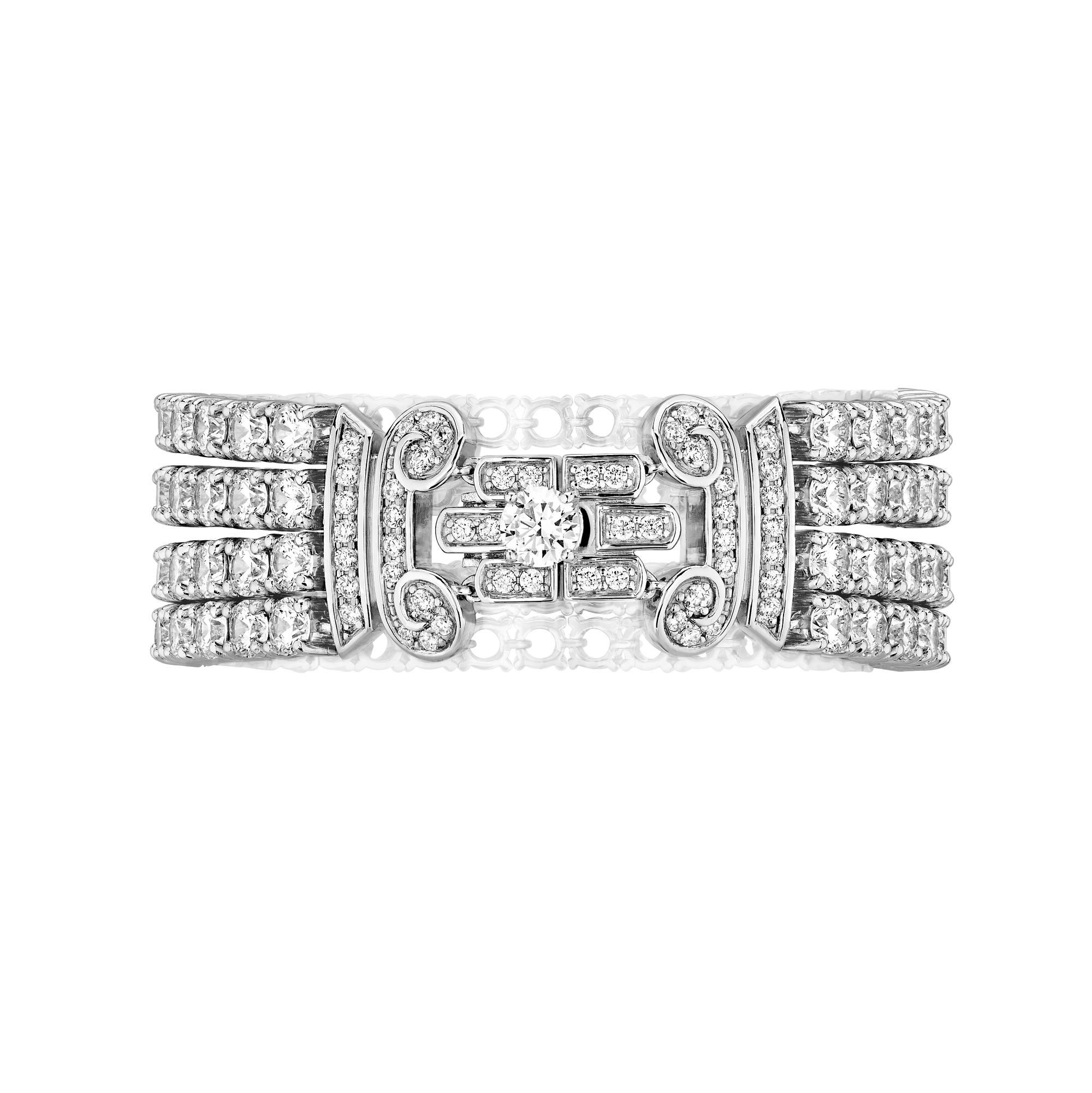 Opera Bracelet  - Rhodium Silver