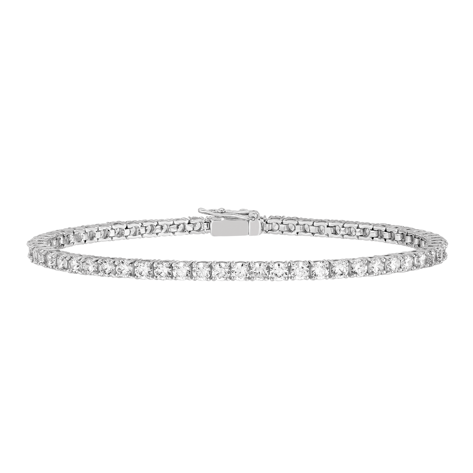 Bracelet - Rhodium Silver