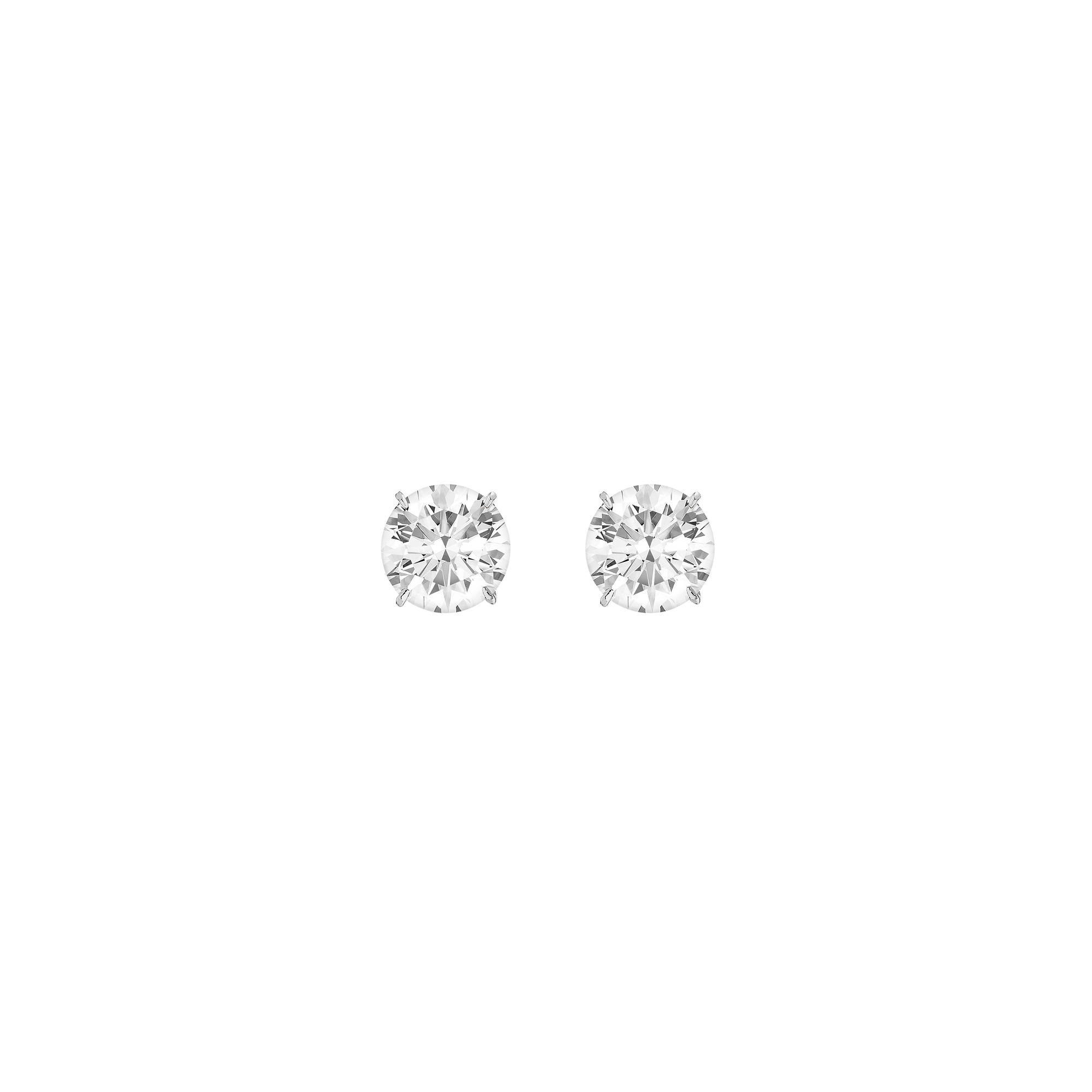 Boucles d'oreilles - Or blanc
