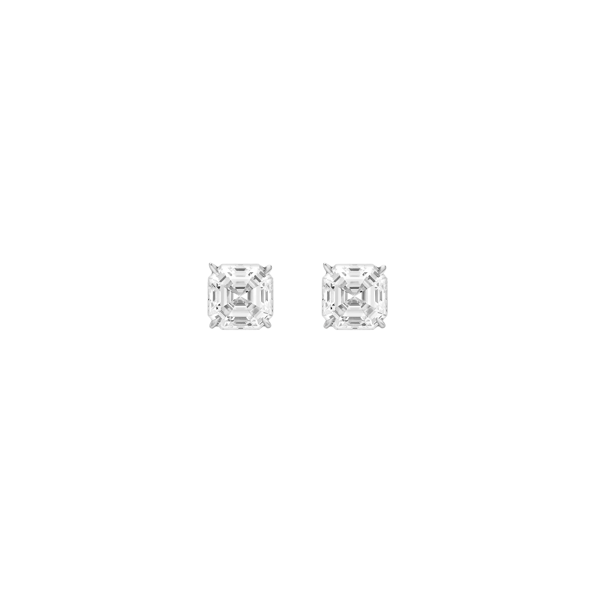 Boucles d'oreilles - Or blanc