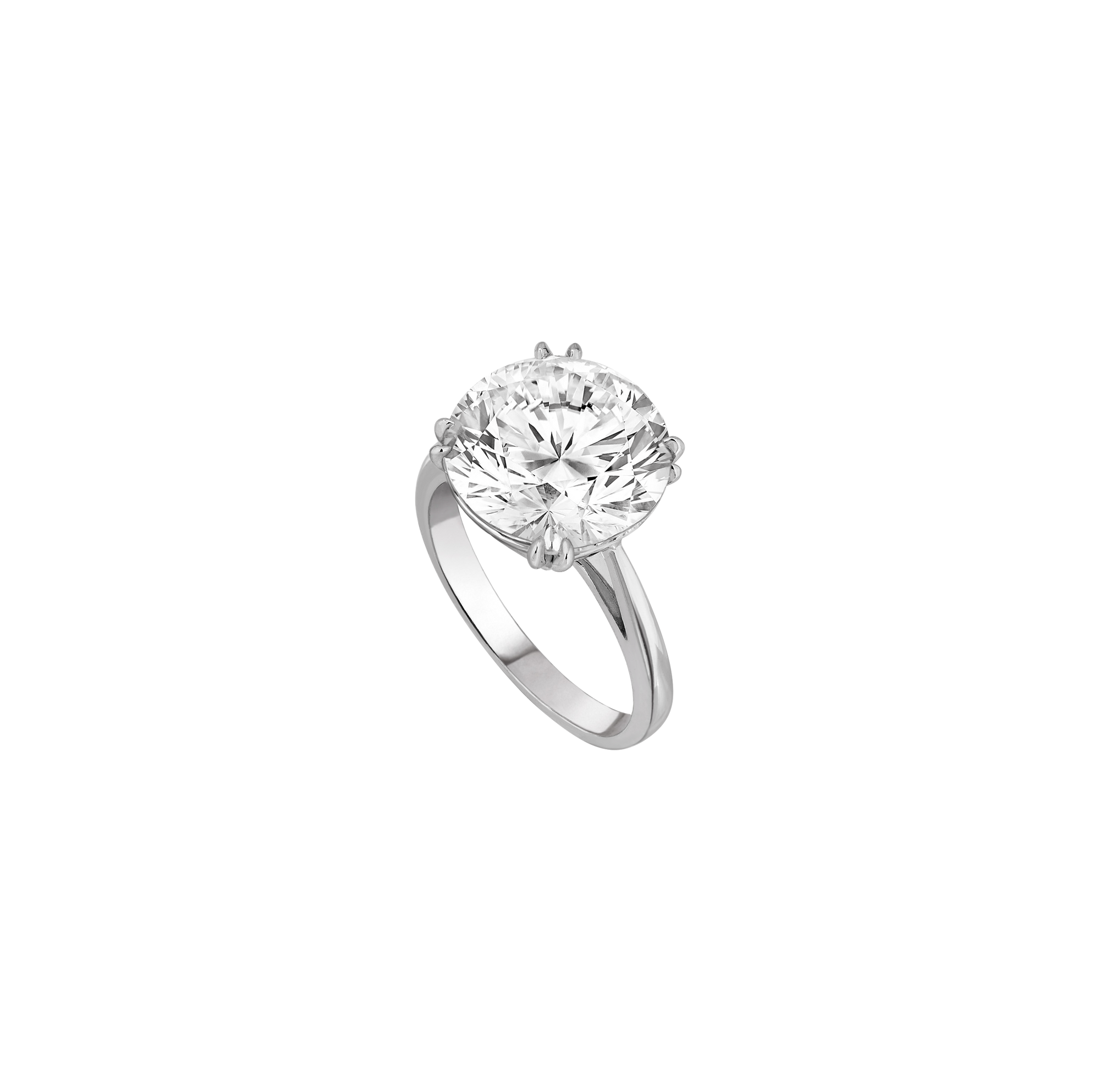 Solitaire - Rhodium Silver