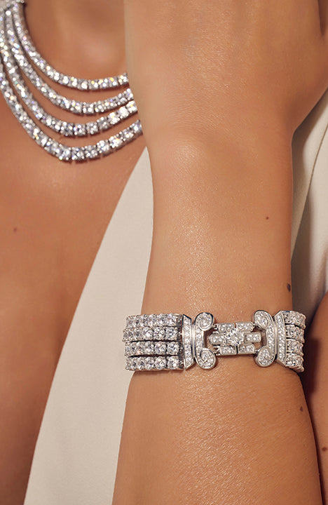 Opera Bracelet  - Rhodium Silver