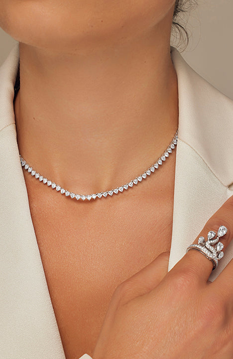Ring Opera - Rhodium Silver