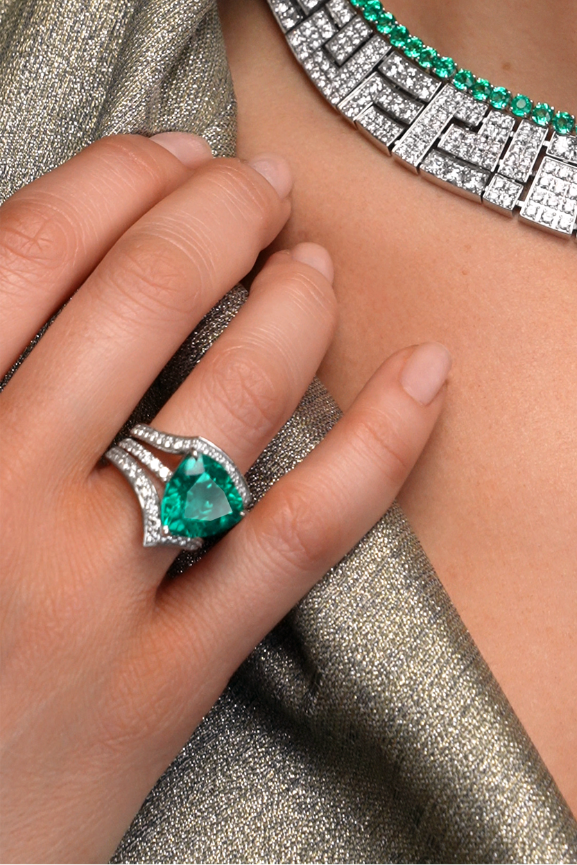 Bague émeraude