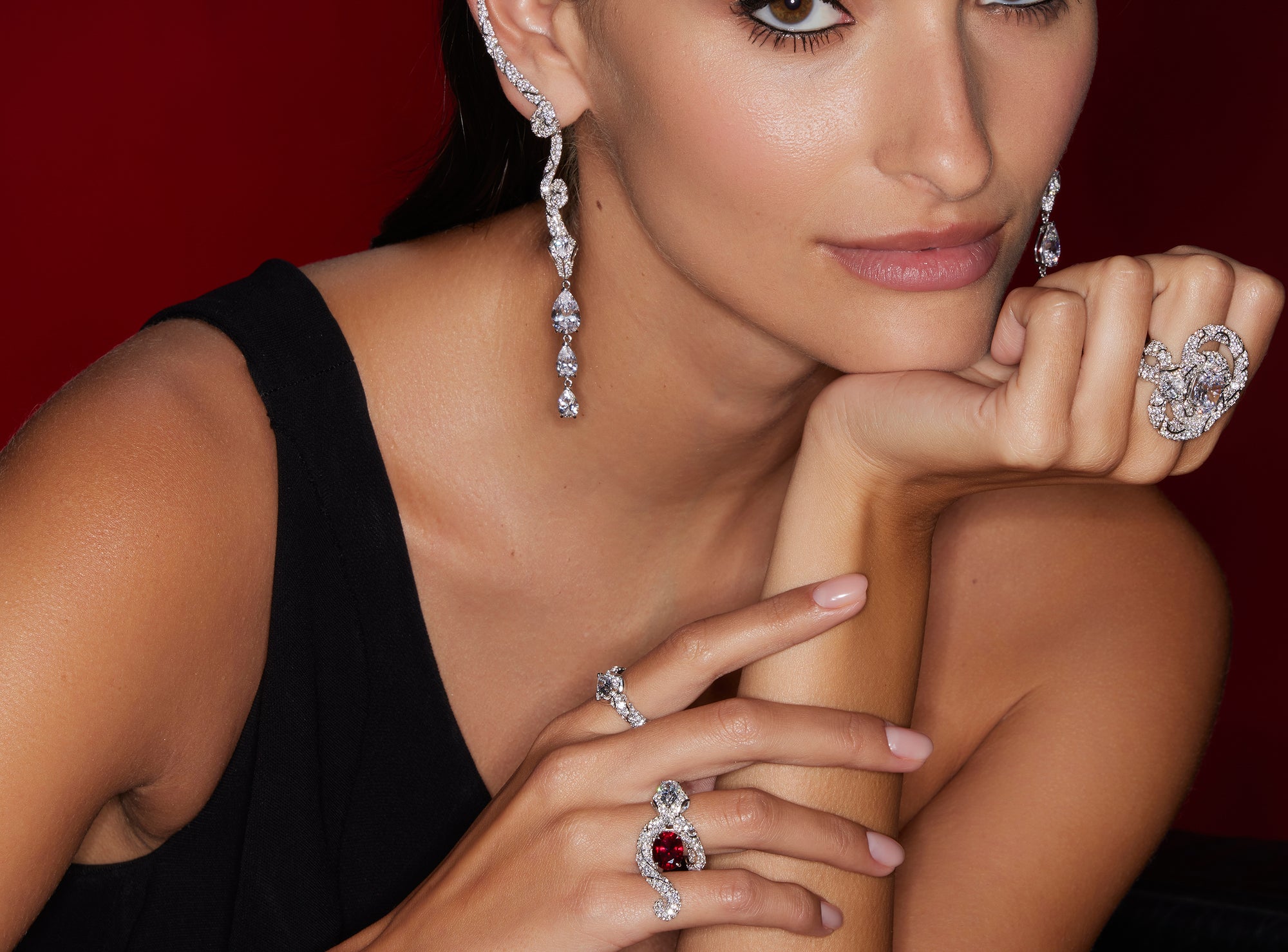 Bague serpent argent