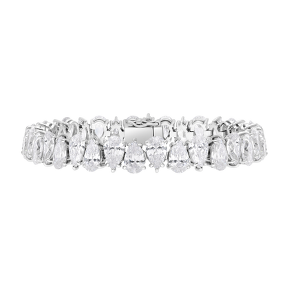 Bracelet Tennis Pear Cut 