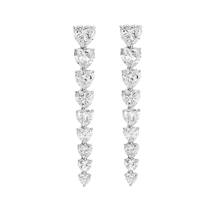 Earrings - Rhodium silver