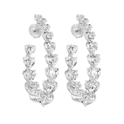 Créoles - Argent Rhodié