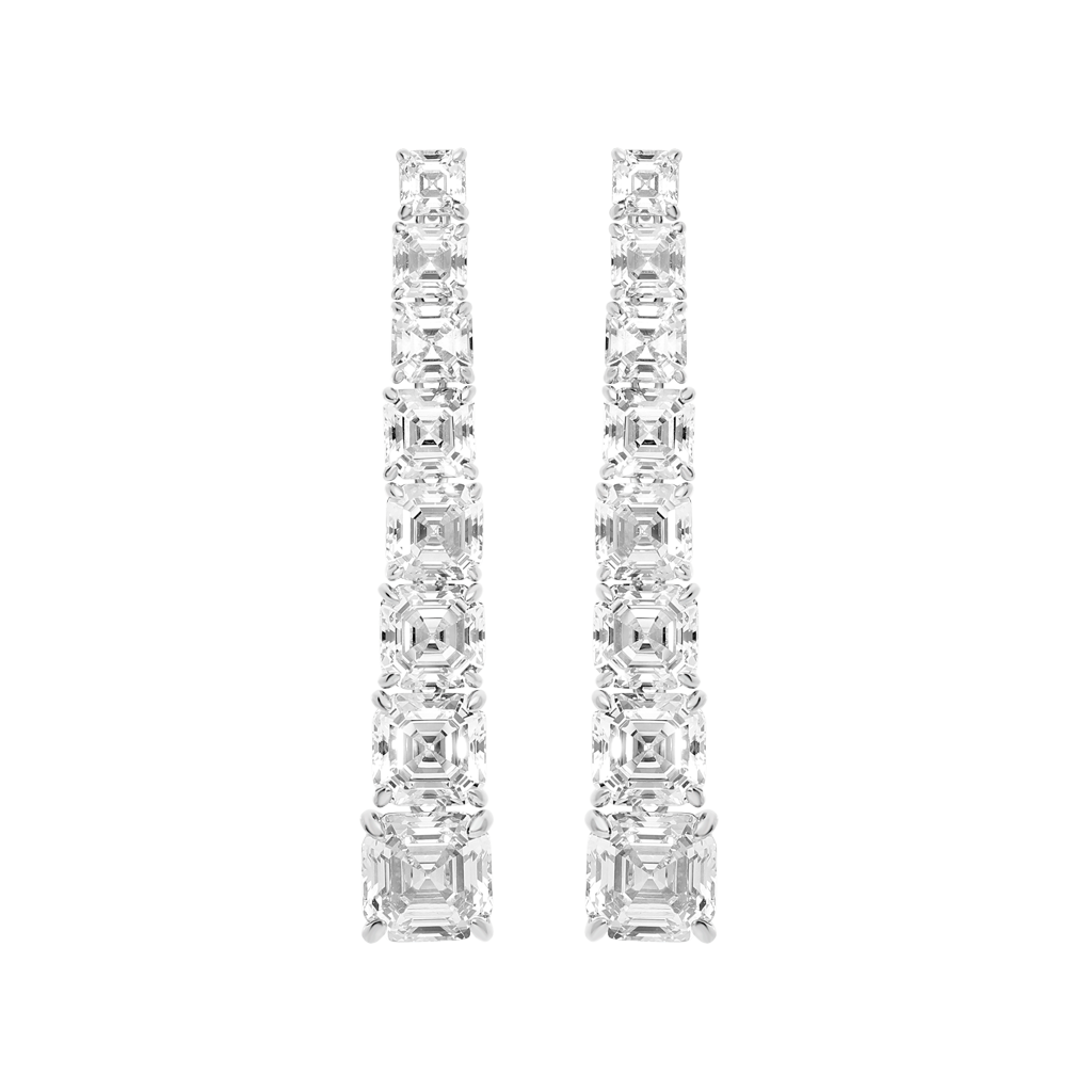 Earrings - Rhodium silver