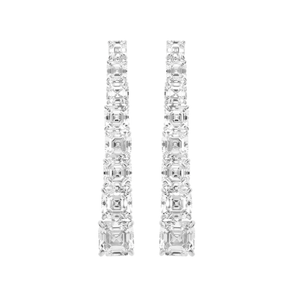 Earrings - Rhodium silver