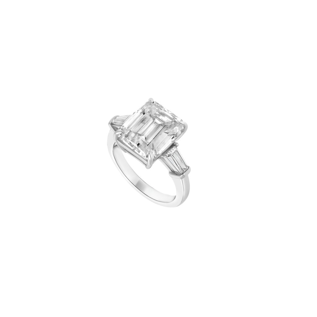 Bague - Moissanite - Platine