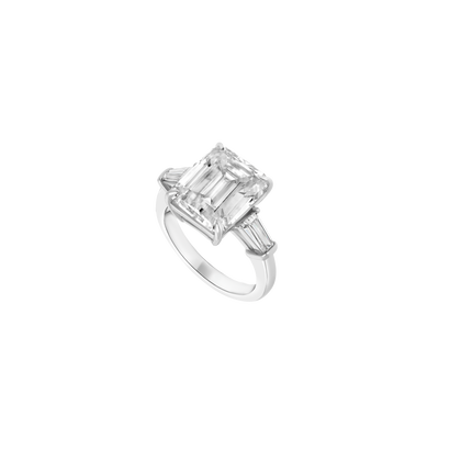 Bague - Moissanite - Platine