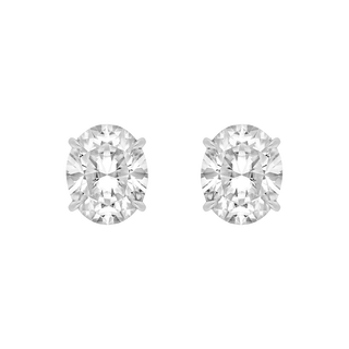 Earrings - Moissanite - White Gold