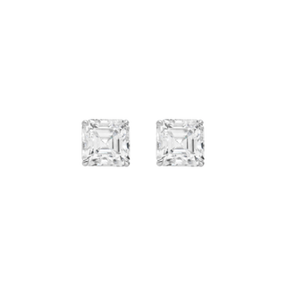 Moissanite Earrings - White Gold