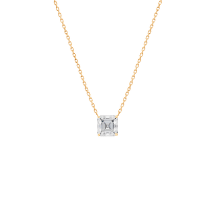 Moissanite Pendant - Rose Gold