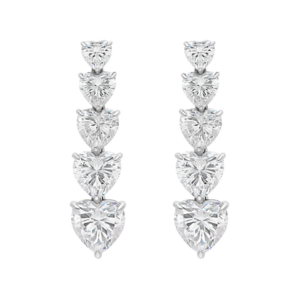 Earrings - Rhodium silver
