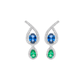 Boucles d'oreilles - Collection Paon
