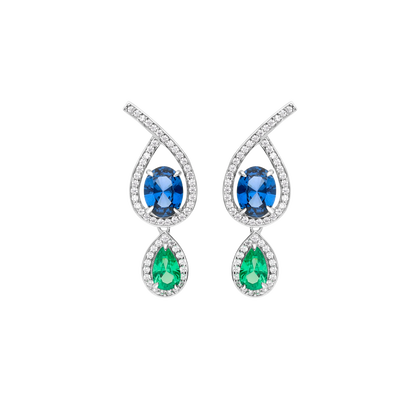 Boucles d'oreilles - Collection Paon