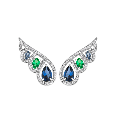 Boucles d'oreilles - Collection Paon