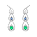 Boucles d'oreilles - Collection Paon