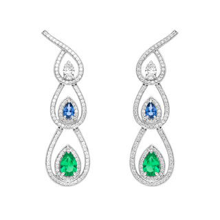 Boucles d'oreilles - Collection Paon