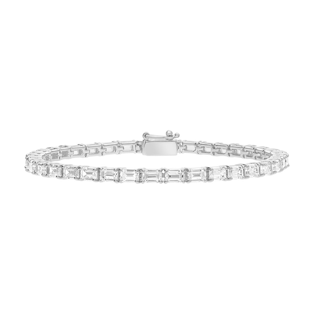 Riviere Bracelet Baguette Cut