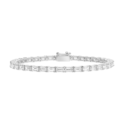 Riviere Bracelet Baguette Cut