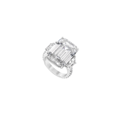 Moissanite Ring - Platinum