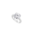 Moissanite Solitaire - White Gold