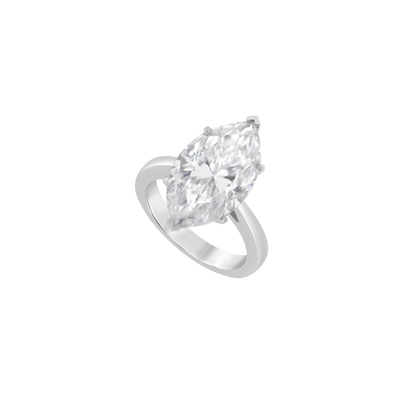 Moissanite Ring - Platinum