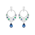 Boucles d'oreilles - Collection Paon