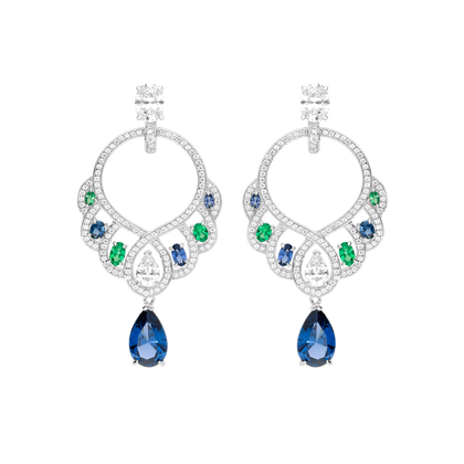 Boucles d'oreilles - Collection Paon