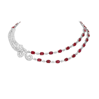 Necklace - Snake Collection - Rhodium Silver