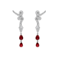 Boucles d'oreilles - Collection Serpent - Argent Rhodié