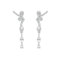 Earrings - Snake Collection - Rhodium Silver