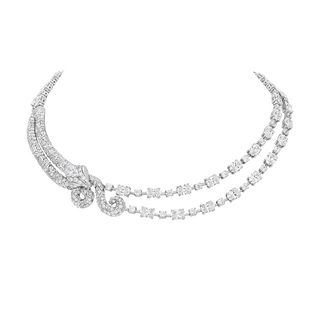 Necklace - Snake Collection - Rhodium Silver