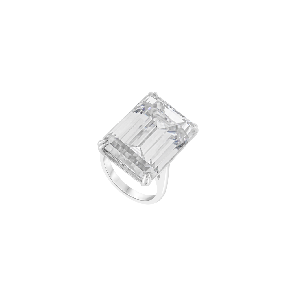 Moissanite Ring - Platinum