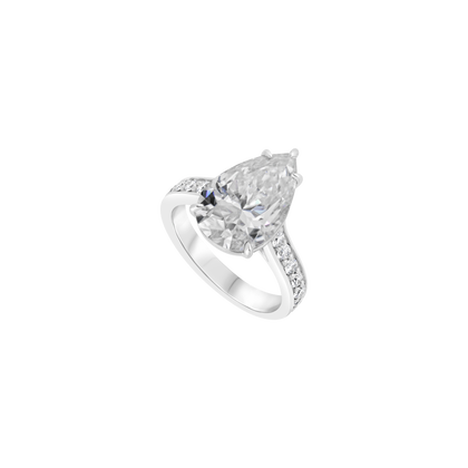 Moissanite Ring - Platinum
