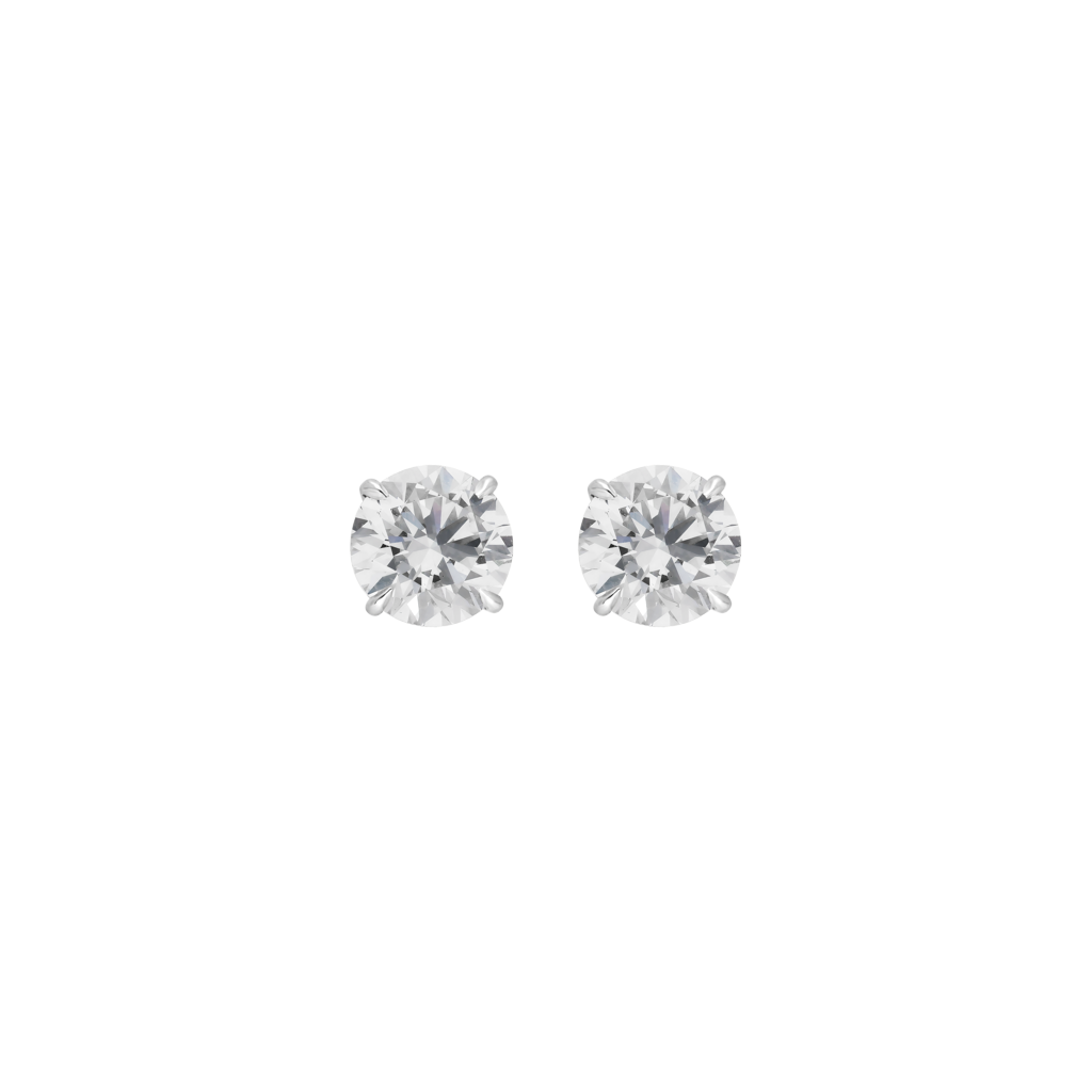 Brilliant Cut Studs Burma Fine Jewelry Studs - Platinum