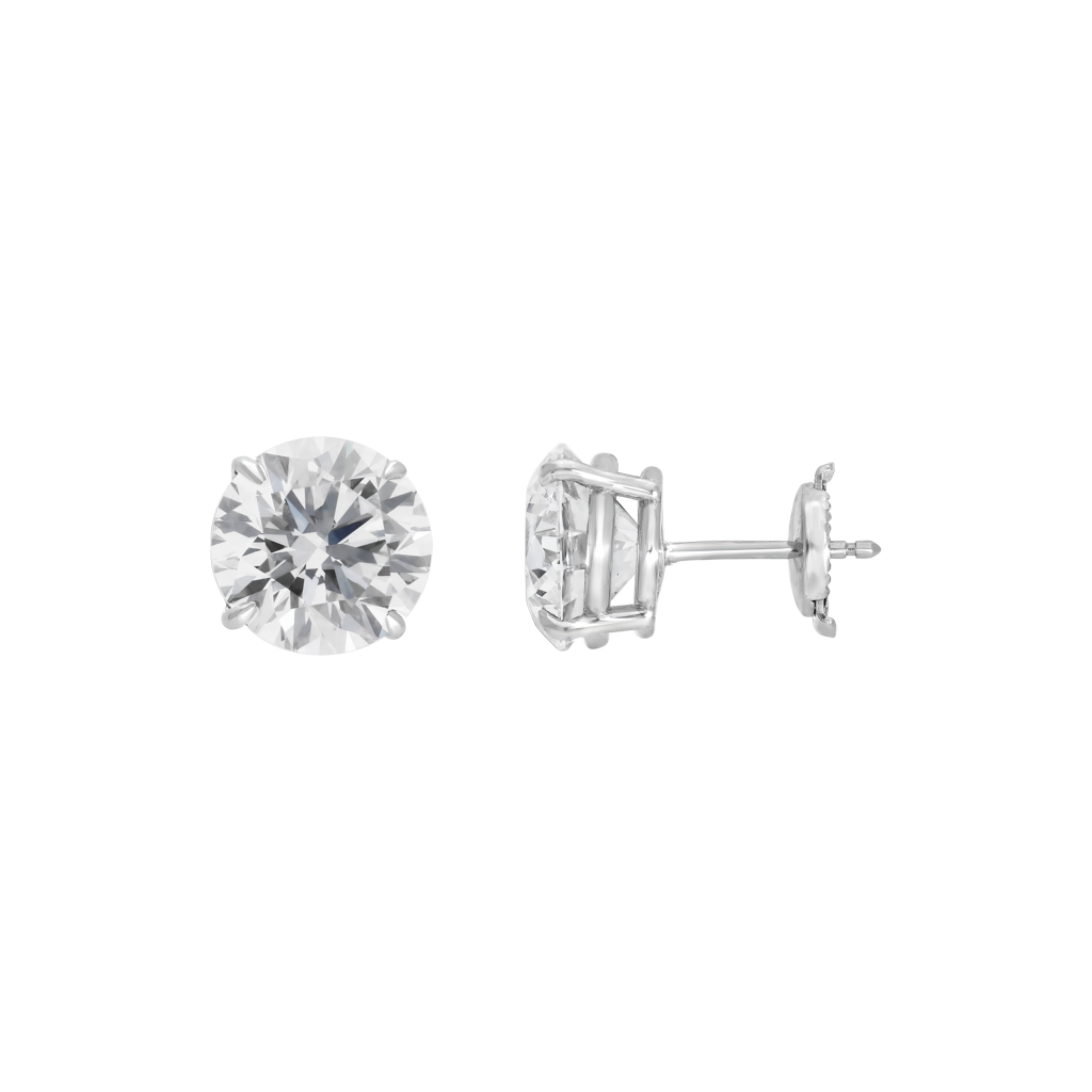 Brilliant Cut Studs Burma Fine Jewelry  - Platinum