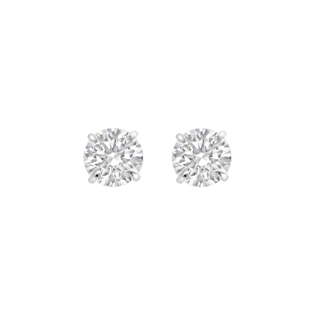 Brilliant Cut Studs Burma Fine Jewelry  - Platinum