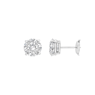 Brilliant Cut Studs Burma Fine Jewelry  - Platinum