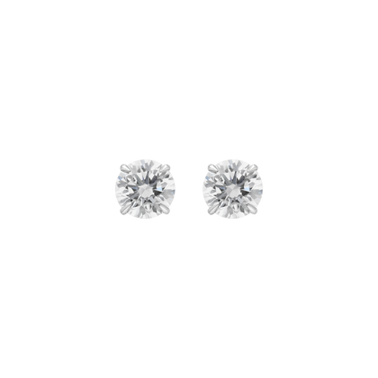 Studs Taille Brillant Burma Fine Jewelry - Or Blanc