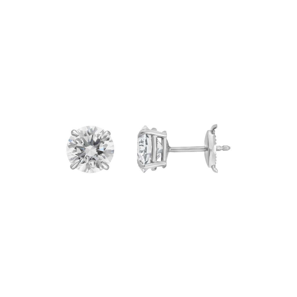 Studs Taille Brillant Burma Fine Jewelry - Or Blanc
