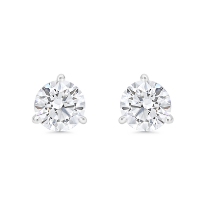 Studs Taille Brillant Burma Fine Jewelry - Or Blanc