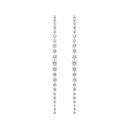 Boucles d'oreilles longues Burma Fine Jewelry - Or Blanc