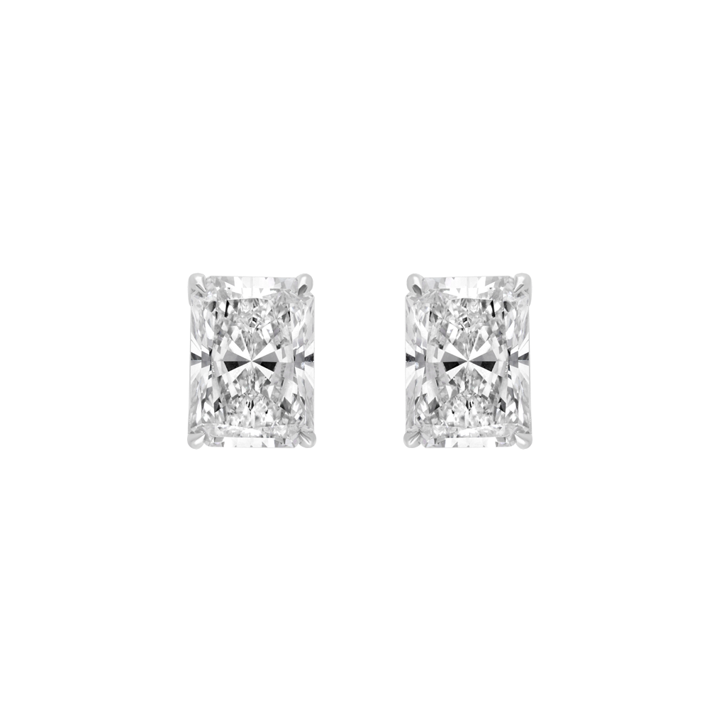 Studs Taille Brillant Burma Fine Jewelry - Or Blanc