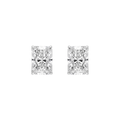 Studs Taille Brillant Burma Fine Jewelry - Or Blanc