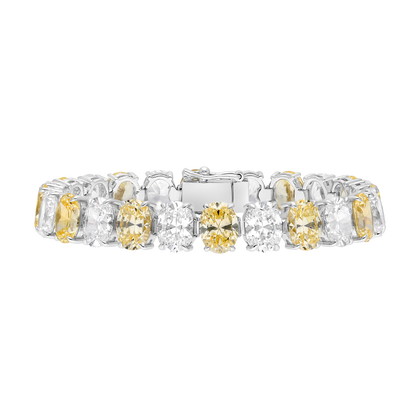 Bracelet Tennis Taille Ovale