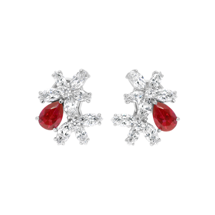 Boucles d'oreilles Fleur